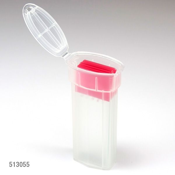 Plastbeholder for 5 objektglass, pakke av 1000 stk.