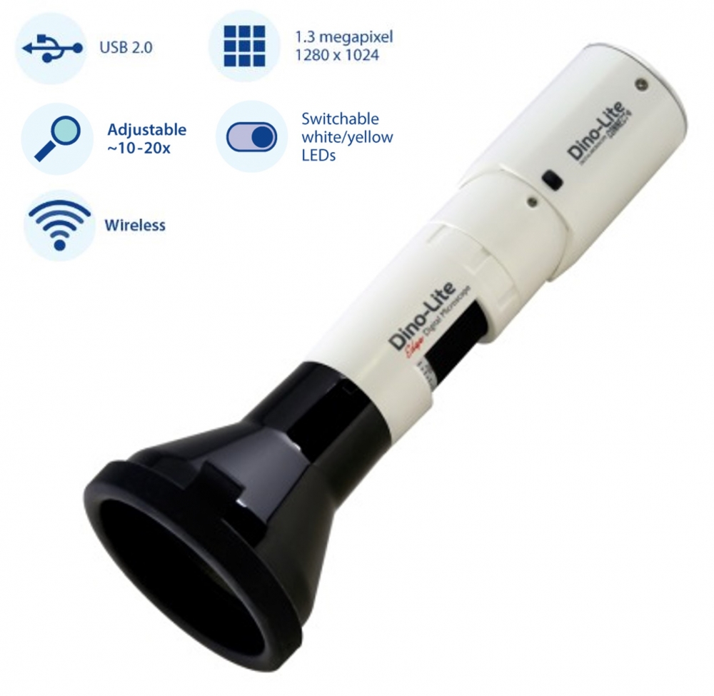 MEDLW4R IriScope Trådløs, 10-20x med 2x2 LED-lys
